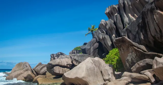 La plage d'Anse Source d'Argent, à La Digue